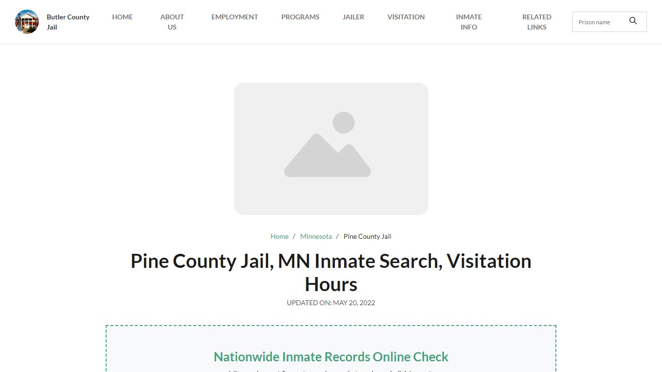 Pine County Jail, MN Inmate Search, Visitation Hours